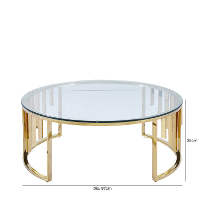 Cillian Gold Coffee Table